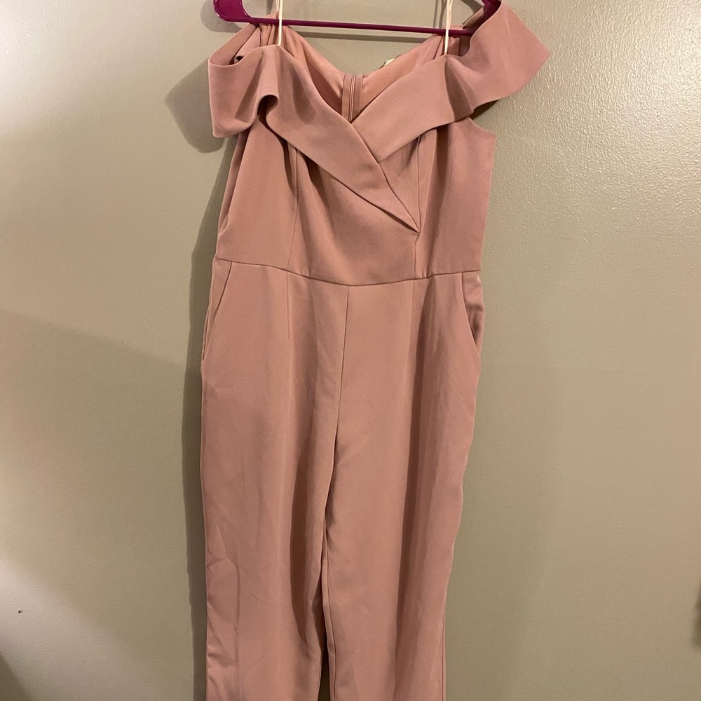 Off the shoulder jumpsuit